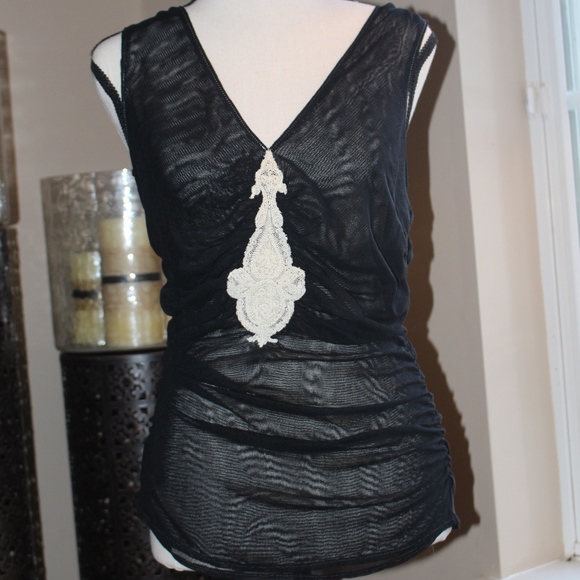 Max studio,  100% silk, v neck very sexy B5 - Picture 1 of 8